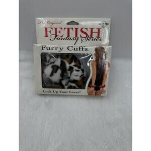 One Size Fits Most Womens Fetish Fantasy Series Original Leopard Furry Cuffs